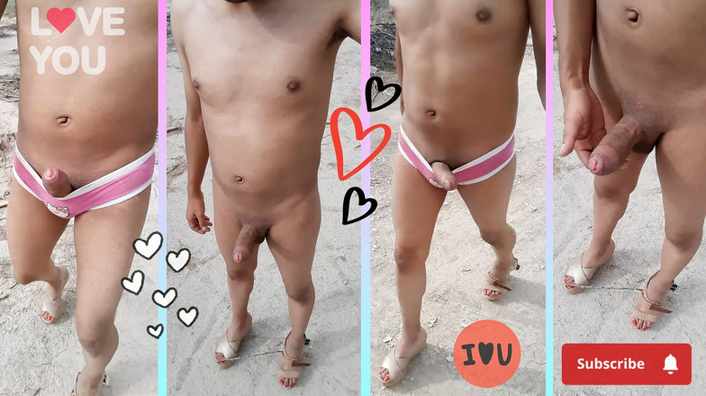 Misaelechowski: Hot Trans Nude Masturbate Public and Sexy Heels Ass Hot