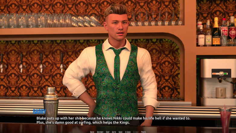 3D Cartoon Porn: Dominos Beach 10 Radostná rande Fiona Ano Johnovi