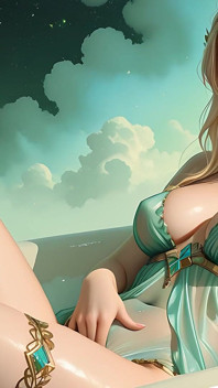 Lustrender Young Elf Woman Slideshow - Mythic Surreal Fantasy Art