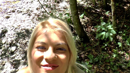 We are horny Fuck Party XXX: Sexy blondine mit dickem arsch im freien geknallt