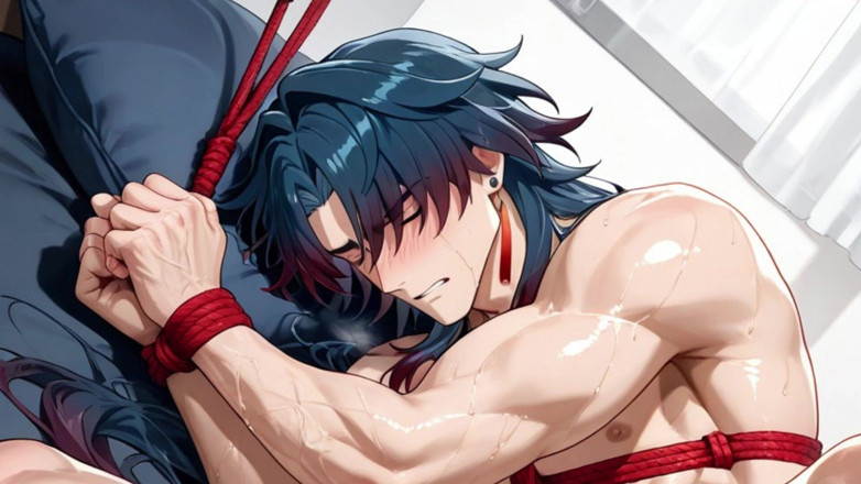 Trans-Men FTM Hentai: Transmen bobdage BDSM ze spódnicą na końcu Ftm Hentai Animation