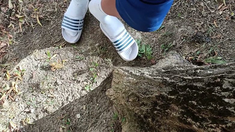 Idmir Sugary: Making Socks Dirty in Slides - Used Socks and Slides and...