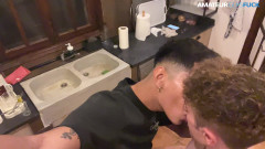 Amateur Guys Fuck: Afg10 My Friend Fucks Me Right in the Kitchen - and...