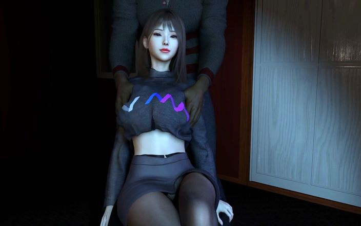 X Hentai: Красива секретарка спокусила свого боса з великим чорним членом - 3d анімація 272
