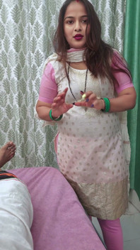 Chachi Ki Chudai- Chachi Helped Injured Stepson for Pissing, After Touches Dick She Can't Control Herself.