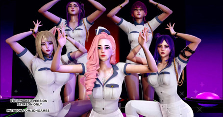 3D-Hentai Games: Itzy - Wannabe hot kpop dance KDA Ahri Akali Kaisa Evelynn...