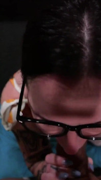 The Sloppiest Blowjob Ever From My Friend's Step-mom