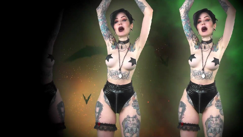 Baal Eldritch: Goon pro tvou gotickou bohyni - Gooner, Goon, Halloween, Goth, Černé rty