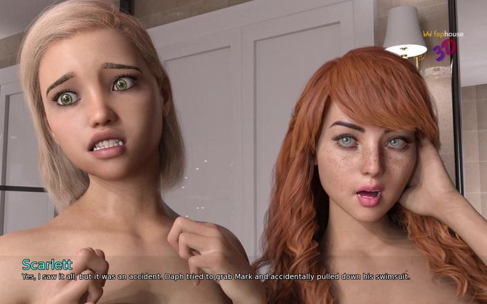3D Cartoon Porn: Moje kolej 5 - sprcha tří dívek