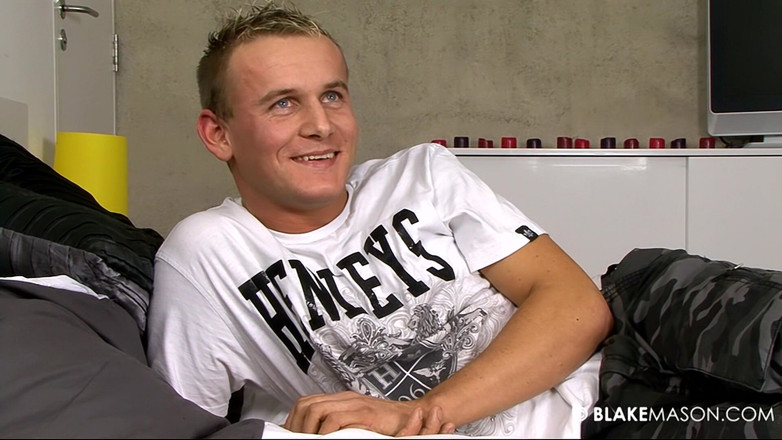 Blake Mason: Hairy Straight Boy Shane Tugs His Dick