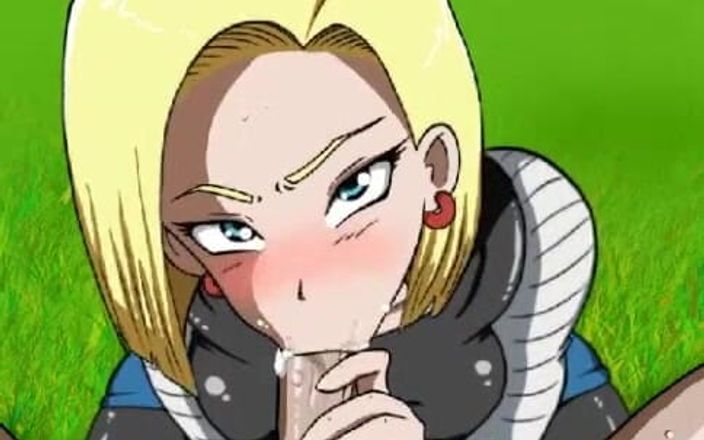 Miss Kitty 2K: Dragon Ball - Android 18 - POV avsugning Part12