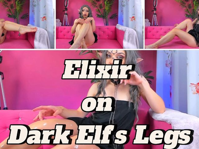 Elixir on Dark Elf's Legs: Foot Fetish (Kinky Passion)