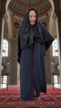 Abaya ve tesettür denemesi