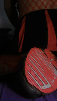 Black Red Cheerleader Outfit, BBC to Ride to Orgasm
