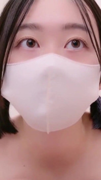 Pale Cute Woman with Natural Charm, Playful Curiosity Captured in Intimate Self-focused Moment 2nd