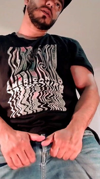 Masturbation Wearing Jeans