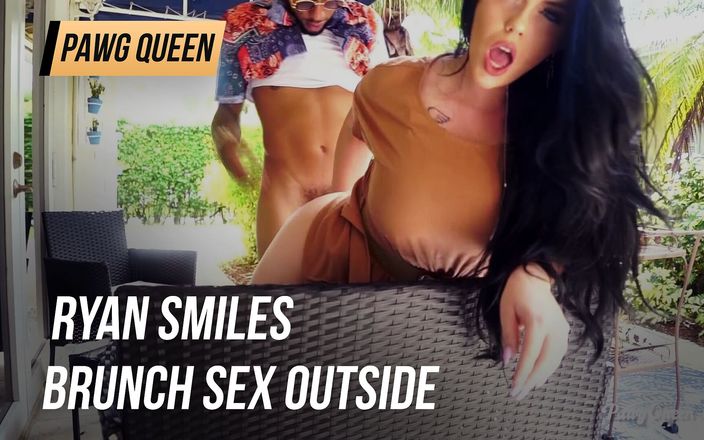 Pawg Queen: Ryan улыбается, занимается сексом с бранчом на улице