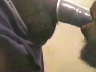 Black fuckers with big cock: Str8 black accept to be sucked but with a condom
