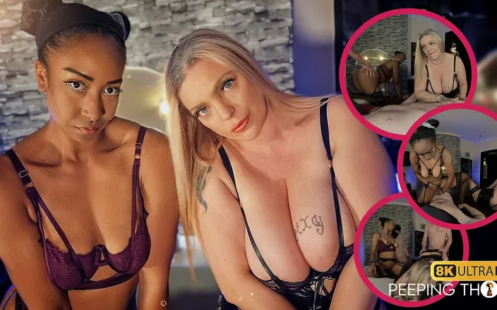 PeepingThom: Swingers Party Tag Team - Dinky Lu and Layla Lixxx