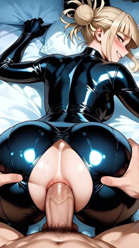 Toga Himiko Gila Dalam Lateks Hitam - Deep In All Holes Ai My Hero Academia