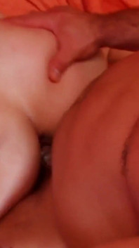 Teen with natural tits loves anal threesome with double penetration # 2