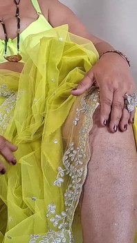 Limon rengi sari içinde tabubreakers shilpa