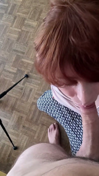 POV Cute Facefucking of a Tgirl Mouth