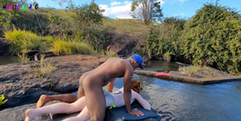 MARCIO BAIANO: Piscina en medio del sexo en el bosque realizada a...
