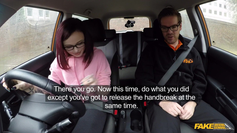 Fake Driving School: Fake Driving School - Wild &amp; Naughty Petite American Chloe Carter Strips...