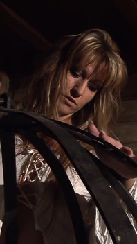 Rebecca - a Beautiful Blonde Slut Is Masturbating to Fantasies of Pain in Prison