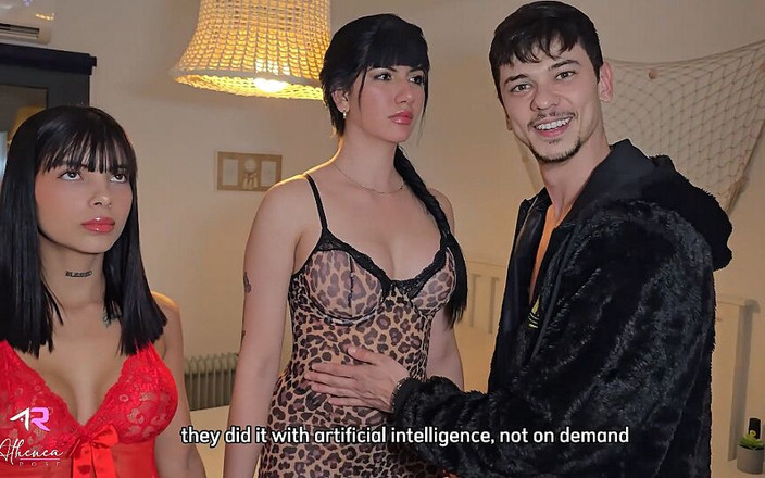 Athenea Rose: Hard Sex Threesome with Two Artificial Intelligence Dolls - Athenea Rosse -...