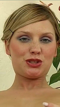 Blonde Bitch Moaning Fingering Her Wett Pussy