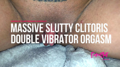 Euroslut: Orgasme dobel vibrator pelacur besar-besaran (ES158)
