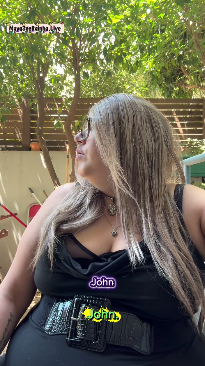Goddess Maya3ee Rainha: Donnona brasiliana miLF mattinata catene rituale all'aperto Parlamento longs
