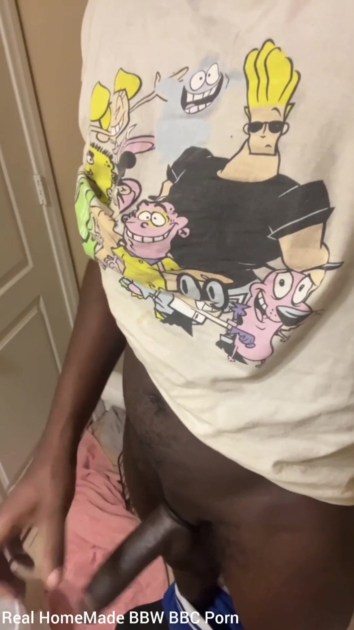 Big black cock BBCee: Swinging membelai kontol hitam besarku
