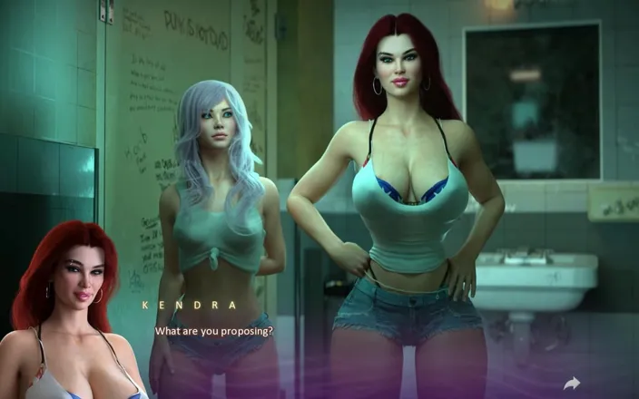 Miss Kitty 2K: Apocalust - Ep 25 - Double Fun in Public Bathroom by Misskitty2k