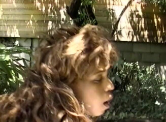 The Vintage Era: BBC drilling ebony's pussy outdoors