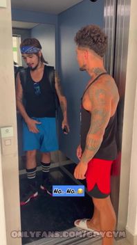 I Discover This Latin Boy in the Elevatormy Big Cock Fucks Him