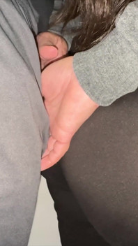 Žena S Velkým Zadkem Chytí Cizího Ptáka