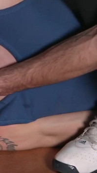 Young guy wrecked to fuck by rough XL-tops