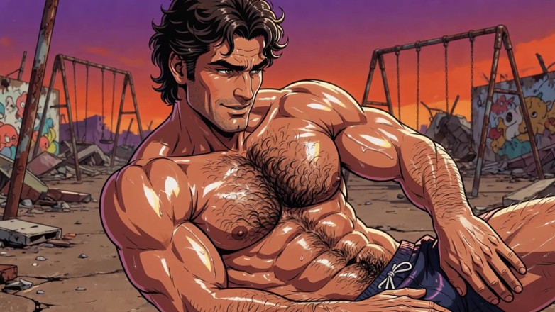 Erotic Man: Lelaki panas di luar animasi