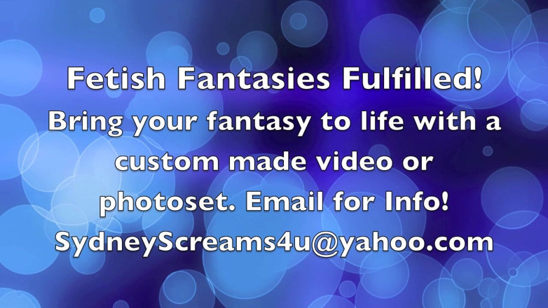 Sydney screams fetish: Zachte, spuitende buik - HD