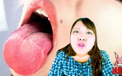 En virtuell salivresa, dränkt av en Mizutani