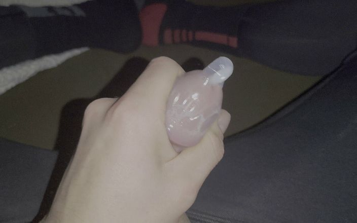 Jizz Sock Studio: Cum in Condom Solo