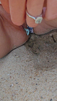 Peeing on the Beach
