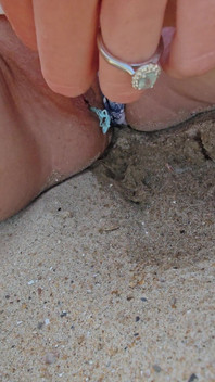 Peeing on the Beach