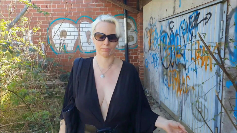 UserBitch1: Lost Place Blowjob and Cum Walk Home