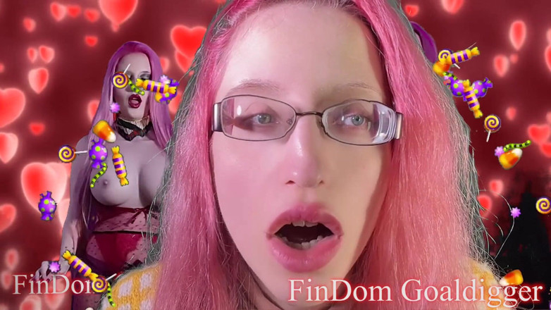 FinDom Goaldigger: Transformasi lipstik oranye untuk sweater