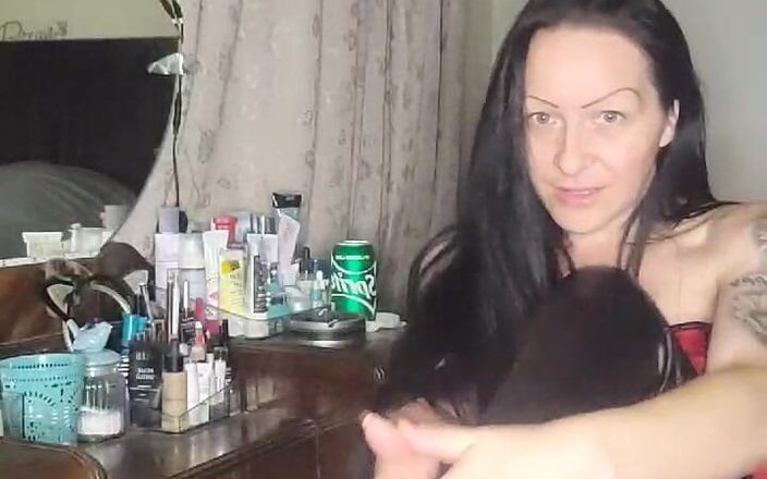 Raven Willow: Wet Look Spodnie złośliwiec i JOI