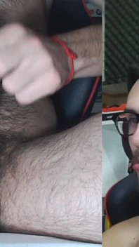 20 Centimeter Penis Pumping a Lot of Milk, with My Face!!
